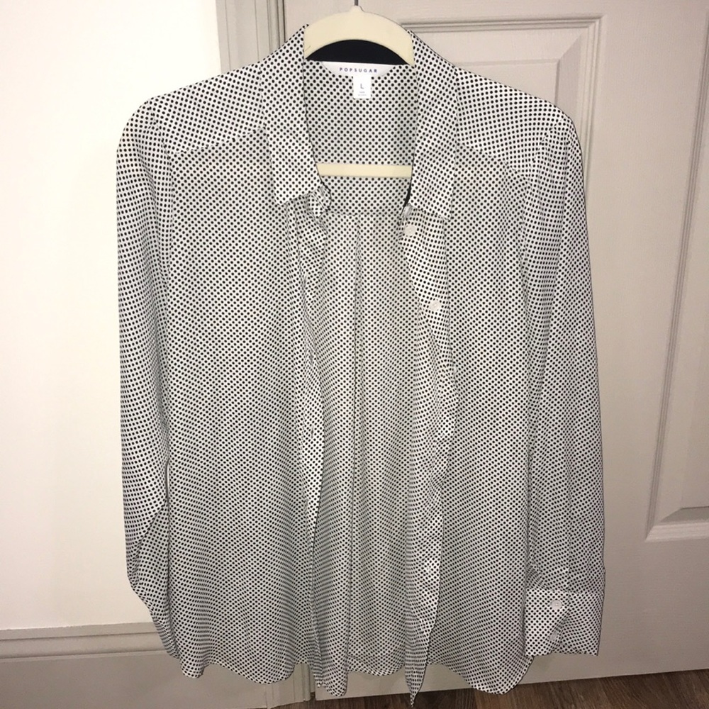 Black & White | Dress Shirt | Polk-A-Dots | W-L